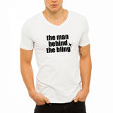 Fiance Groom To Be Man Behind The Bling Men'S V Neck