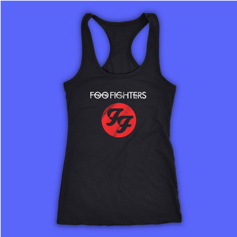 Foo Fighters Hard Rock And Roll Band Women'S Tank Top Racerback