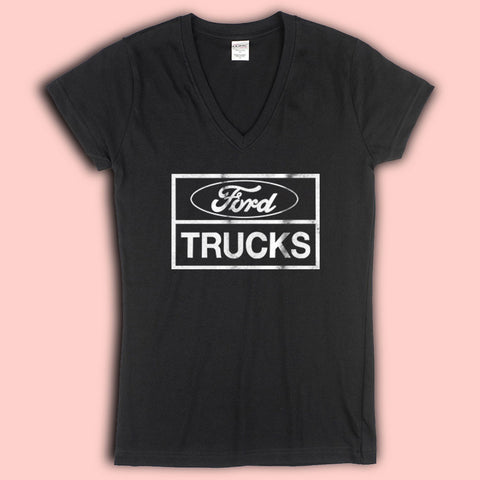 Ford Trucks Officially Licensed Slogans Sayings Statements Women'S V Neck