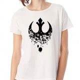 Fractured Rebellion (White Design) Women'S T Shirt