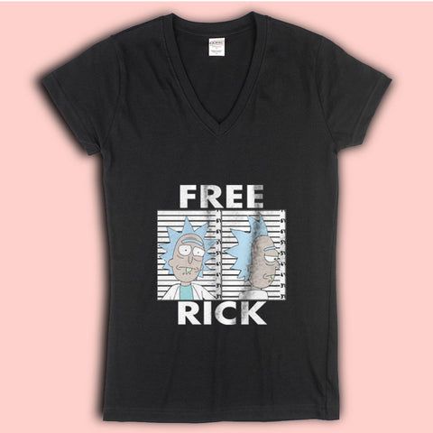 Free Rick Sanchez Women'S V Neck