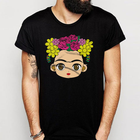 Frida Kahlo Face Chibi Men'S T Shirt