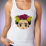 Frida Kahlo Face Chibi Women'S Tank Top