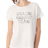 Funny Usa Drinkin' Team Sweatshirt Women'S T Shirt