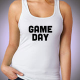 Game Day New England Patriots Playoffs Atlanta The Gameday Chic Falcons Gameday Football Women'S Tank Top