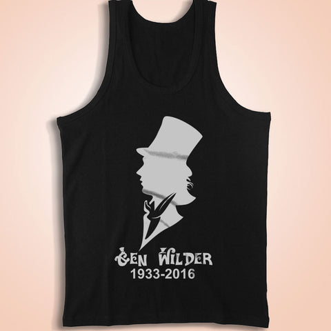Gene Wilder Rip Willy Wonka Rip Memorial Men'S Tank Top