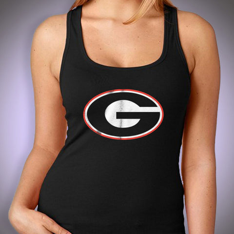 Georgia Bulldogs Logo G Women'S Tank Top