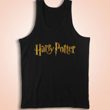 Harry Potter Logo Gold Men'S Tank Top