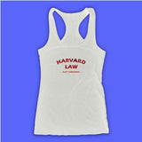 Harvard Law Just Kidding Oversized Funny Hipster Harvard University Women'S Tank Top Racerback