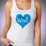 Heart Sweet Graphic Valentine Women'S Tank Top