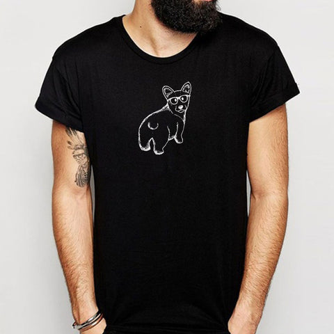 Hipster Animal Corgi Welsh Corgi Men'S T Shirt