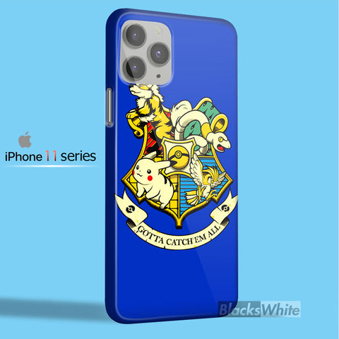 Hogwarts pokemon logo   iPhone 11 Case