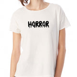 Horror Graphic Grunge Rock Horror Movies Women'S T Shirt