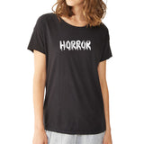 Horror Graphic Grunge Rock Horror Movies Women'S T Shirt