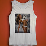 Hottest Sexy Football Girl Naked Men'S Tank Top