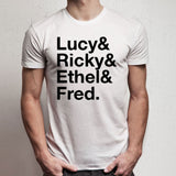 I Love Lucy Lucille Ball Desi Arnaz Ricky Ricardo Ampersand Men'S T Shirt