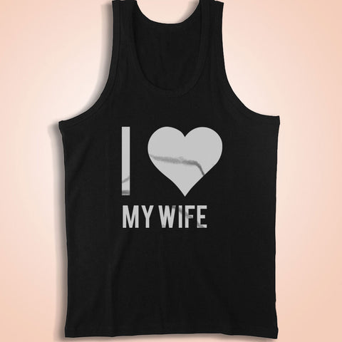 I Love Wife Funny Roamnic Wife Marriage Men'S Tank Top