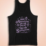 I Want Adventure In The Great Wide Somewhere Disney Beauty And The Beast Quotes Men'S Tank Top