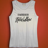 I'D Rather Be In Stars Hollow Hand Lettered Men'S Tank Top