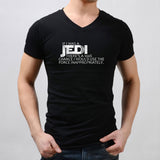 If I Was A Jedi  Star Wars Jedi Funny Disney Men'S V Neck