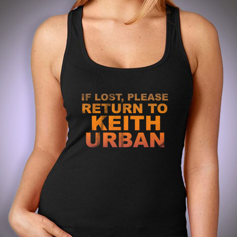 If Lost Please Return To Keith Urban Logo Women'S Tank Top