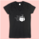 If You Can'T Stir With The Big Girls Then Stay Away From The Cauldron Witch Halloween Women'S V Neck