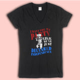 Independence Day 4Th Of July Fourth Of July Party Uncle Sam Usa America Patriotic Vintage Women'S V Neck