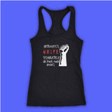 Introverts United Separately In Your Own Homes Social Introvert Women'S Tank Top Racerback