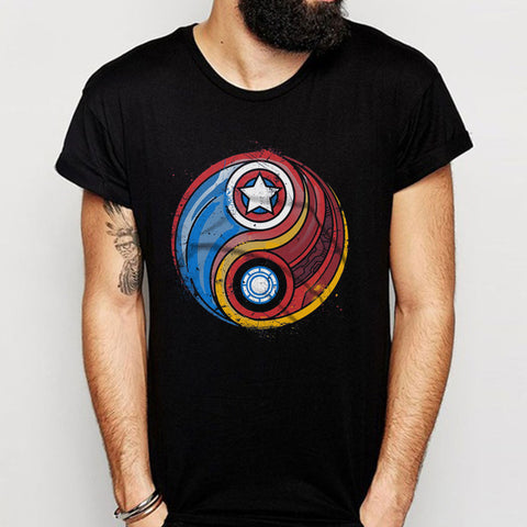 Iron Man Captain America Steve 'N' Stark Men'S T Shirt