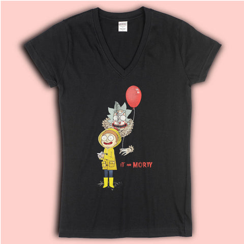 It And Morty Women'S V Neck