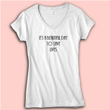 Its A Beautiful Day To Save Lives Loki Thor Women'S V Neck