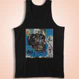 Jean Michel Basquiat Artist Graffiti Icon Art Men'S Tank Top