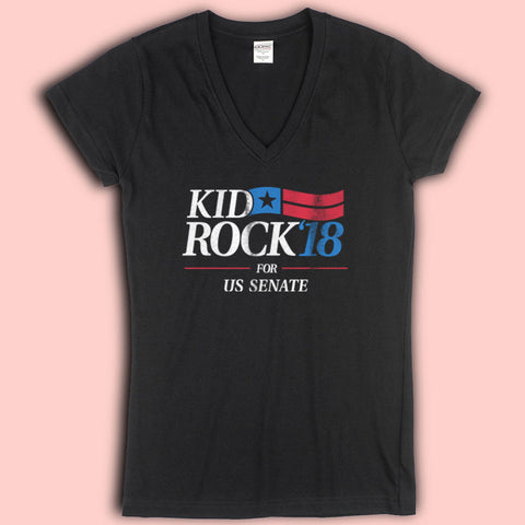 Kid Rock For Us Senate Women'S V Neck