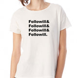 Kings Of Leon Followill Followill Followill Women'S T Shirt