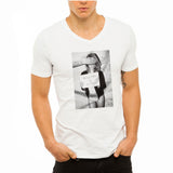 Kissing Is Cool Sexy Girl Shy Quotes Men'S V Neck