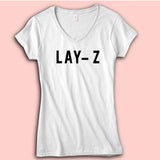 L A Y Z Lay Z Teen Instagram Women'S V Neck