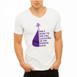 Like Prince I Only Want To See You Laughing In The Purple Rain Men'S V Neck