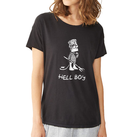 Lil Peep Hell Boy Bart Women'S T Shirt