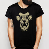 Lion Face Men'S T Shirt