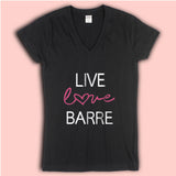 Live Love Barre Pure Barre Women'S V Neck