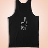 Llama Alpaca Animal Funny Men'S Tank Top