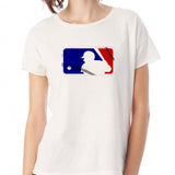 Mlb Baseball Logo Women'S T Shirt