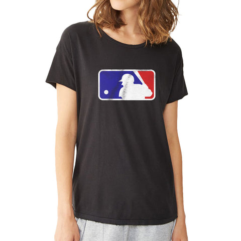 Mlb Baseball Logo Women'S T Shirt
