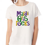 Mardi Gras Rocks Running Hiking Gym Sport Runner Yoga Funny Thanksgiving Christmas Funny Quotes Women'S T Shirt