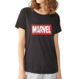 Marvel Red Logo Marvel Comics Licensed Women'S T Shirt