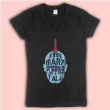 Mary Poppins Disney Guardians Of The Galaxy Women'S V Neck