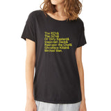 Mens Wu Tang In Helvetica Women'S T Shirt