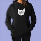 Meow Cat Graphic Printed Women'S Hoodie