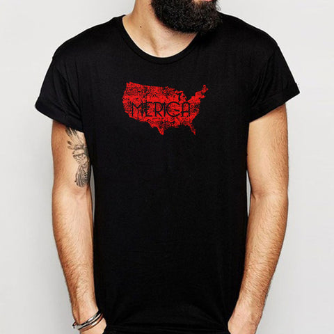Merica America Perfect For The 4Th Of July Celebrate Independence Day Men'S T Shirt