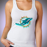 Miami Dolphins Logo Women'S Tank Top